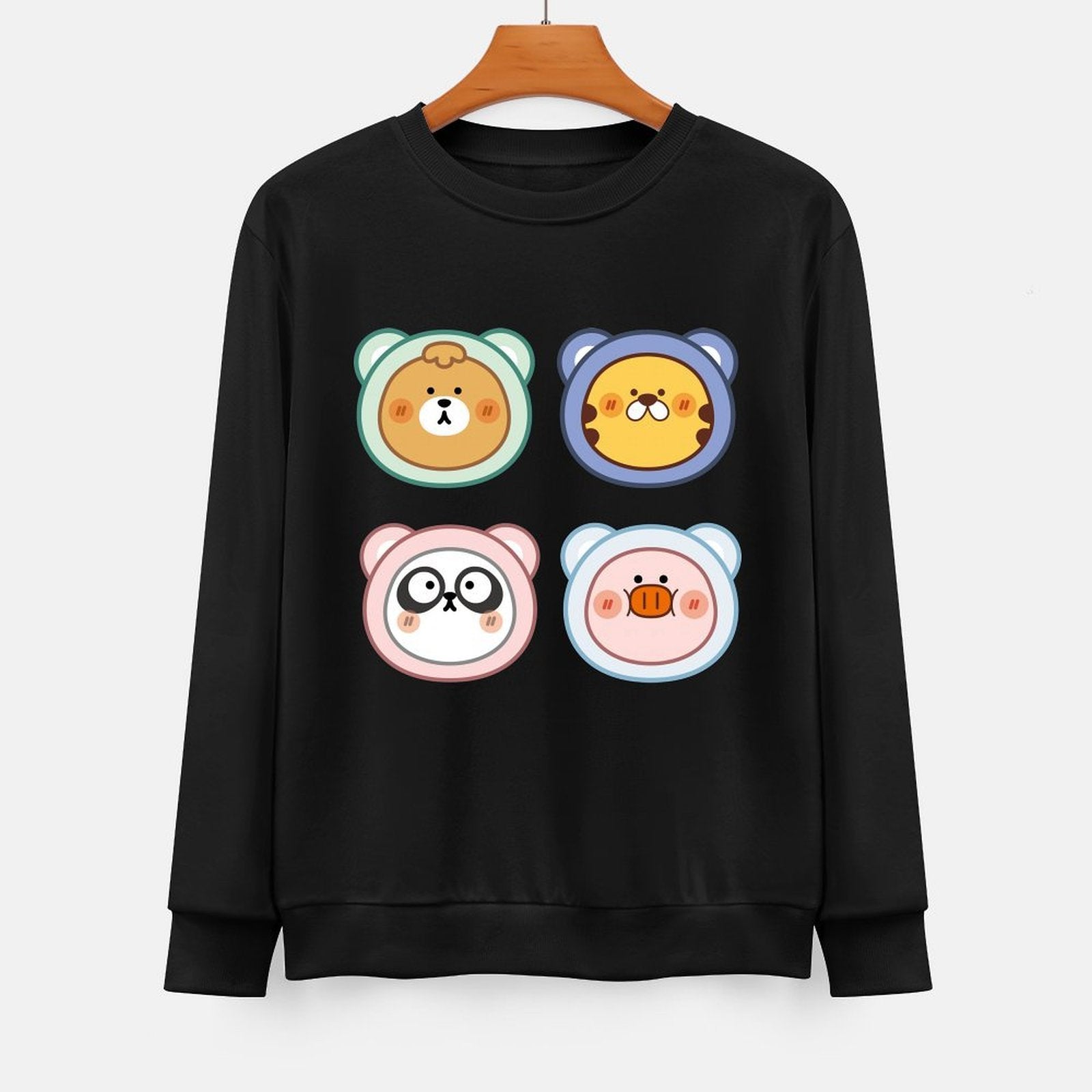 Front Patterned Long Sleeve TopSeries Bold